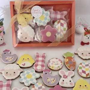 Coffret de biscuits de Pâques